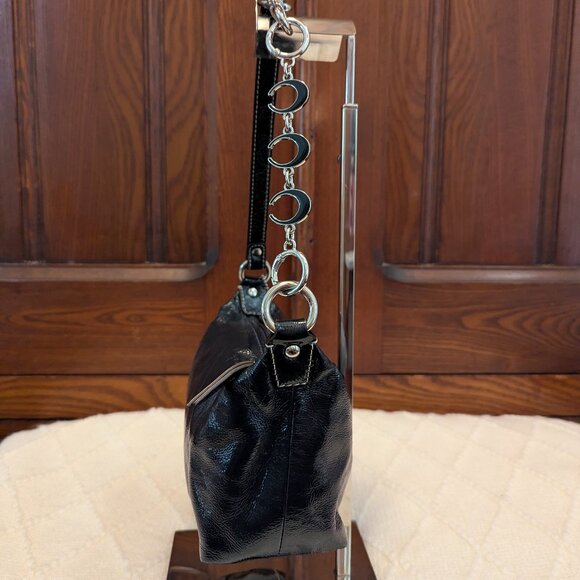 Coach Blue Patent Leather mini bag - Picture 4 of 11